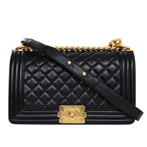 chanel boy bag medium black|Chanel boy bag old medium.